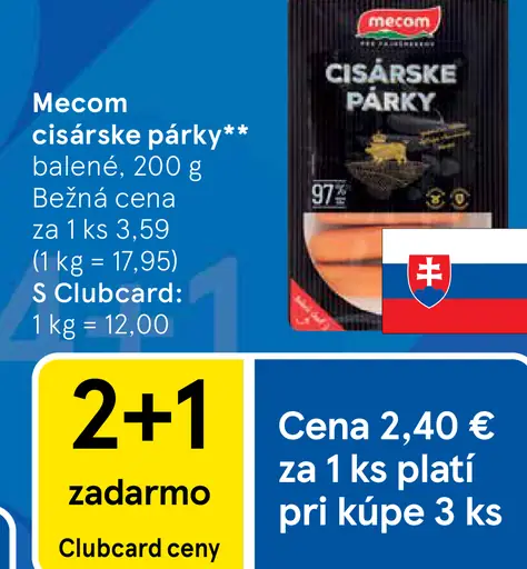 Mecom Cisárske párky