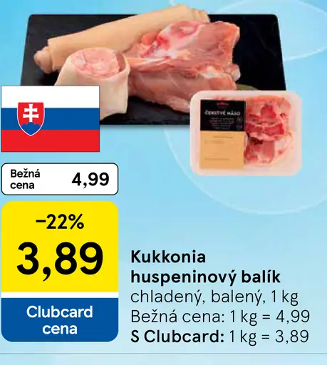 Kukkonia huspeninový balík chladený, balený