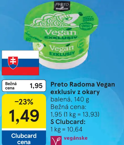 Preto Radoma Vegan Exkluziv z okary