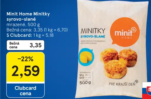 Minit Home Minity syrovo-slané