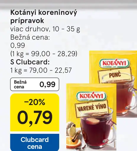 Kotányi Guláš koreninový prípravok