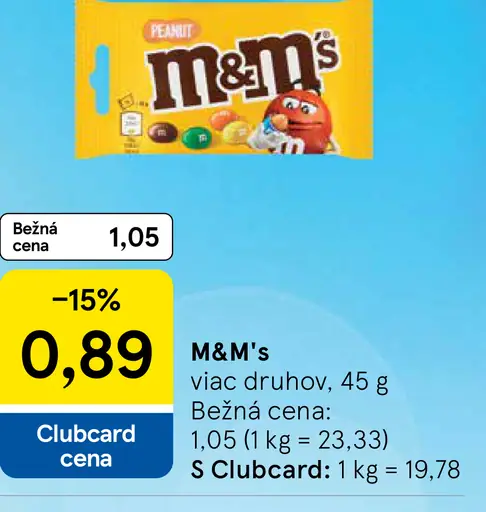 M&M's cukríky