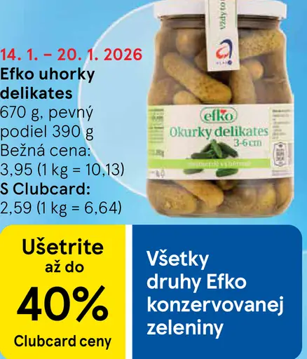 Efko uhorky delikates