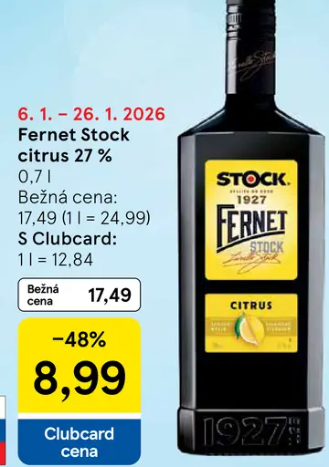 Fernet Stock citrus 27 %