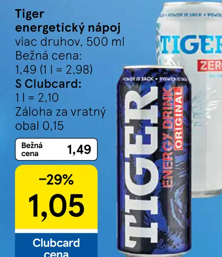 Tiger Energetický nápoj
