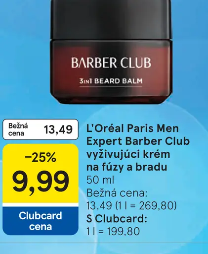 L'Oréal Paris Men Expert Barber Club vyživujúci krém na fúzy a bradu
