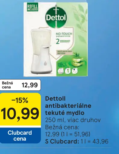Dettol antibakteriálne tekuté mydlo