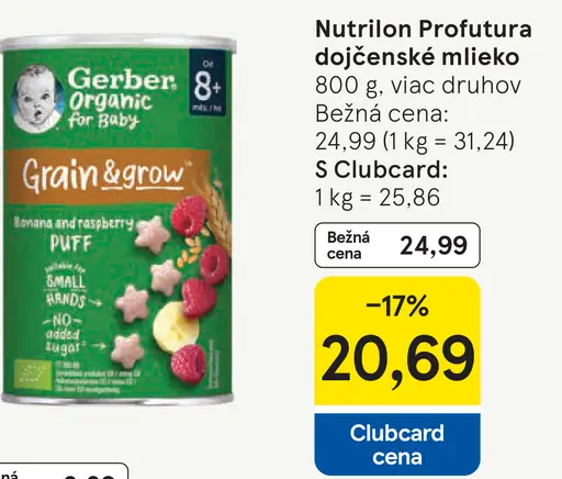 Nutrilon Profutura dojčenské mlieko