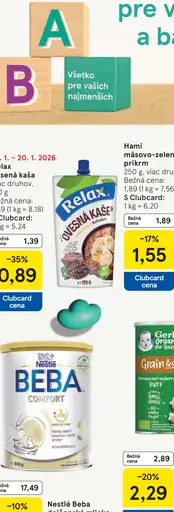 Nestlé Beba dojčenské mlieko