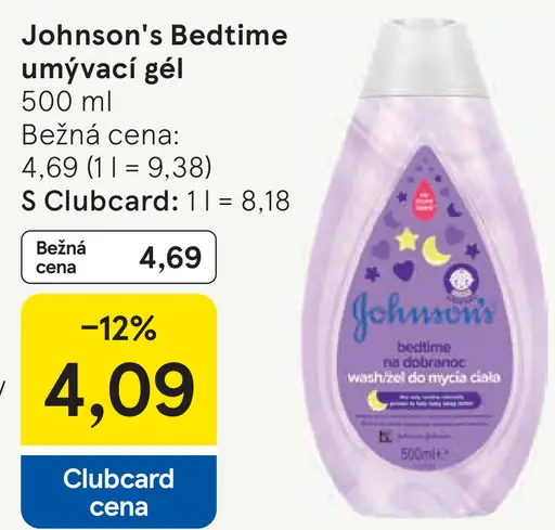 Johnson's Bedtime umývací gél