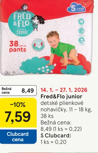 Fred&Flo junior detské plienkové nohavičky