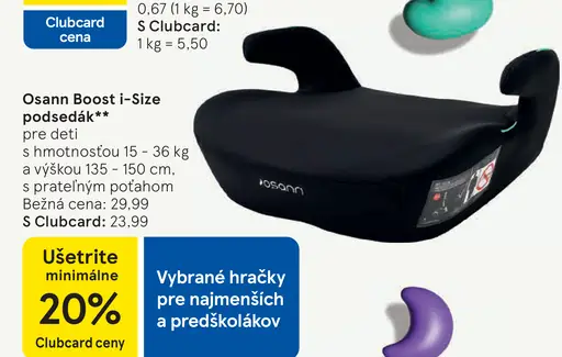 Osann Boost i-Size podsedák pre deti
