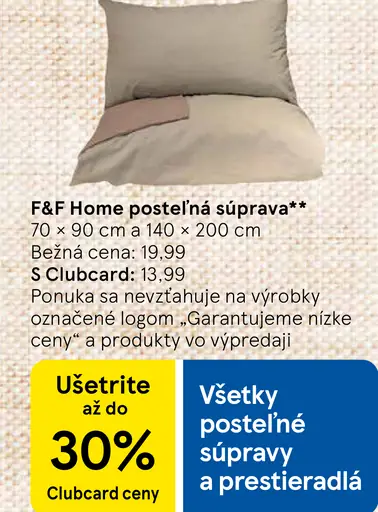F&F Home posteľná súprava