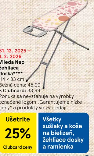 Vileda Neo žehliaca doska