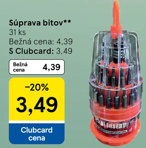 Súprava bitov 31 ks