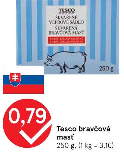 Tesco bravčová masť