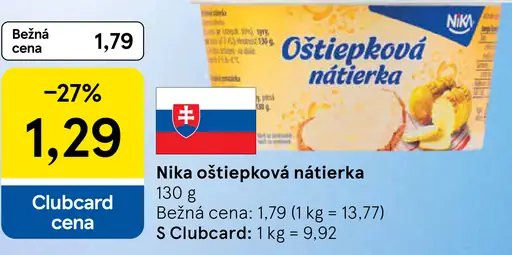 Nika oštiepková nátierka