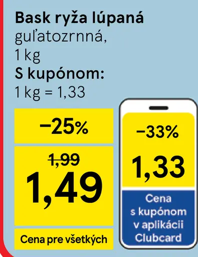 Bask Ryža lúpaná guľatozrnná