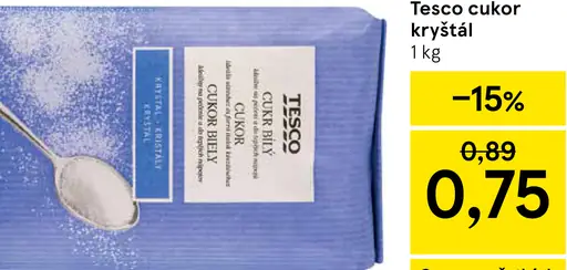Tesco cukor kryštál