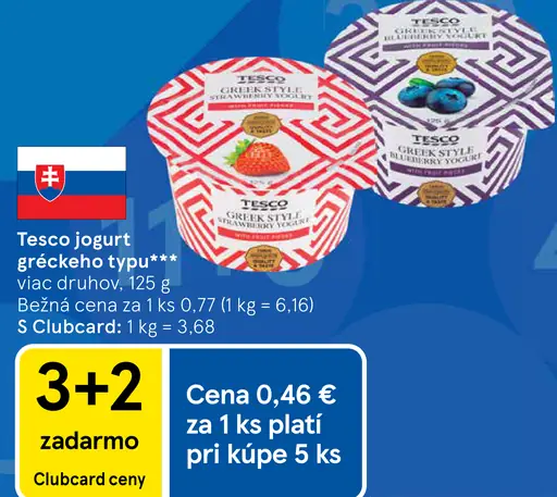 Tesco jogurt gréckeho typu