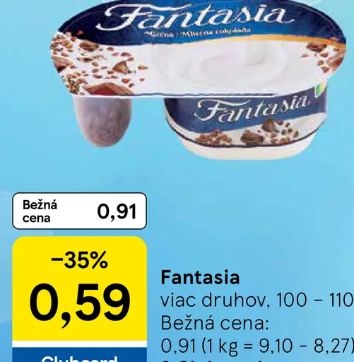 Fantasia jogurtový dezert