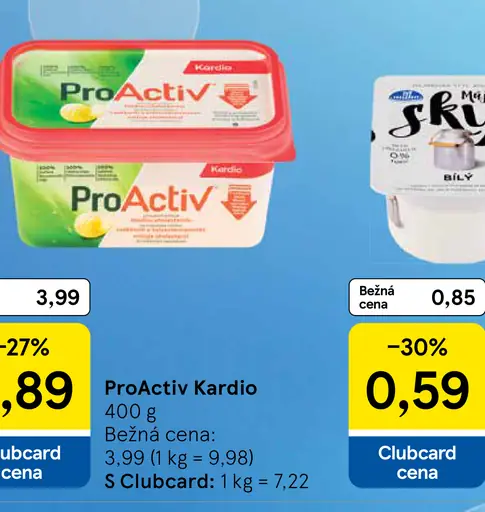 Flora ProActiv Kardio rastlinný tuk na natieranie