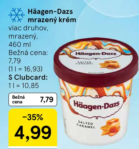 Häagen-Dazs mrazený krém zmrzlina