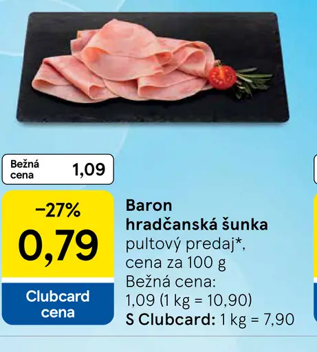 Baron hradčanská šunka