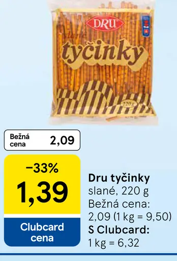 DRU tyčinky slané