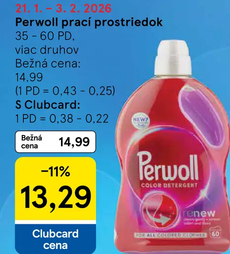 Perwoll prací prostriedok
