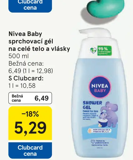 Nivea Baby sprchovací gel na celé telo a vlásky