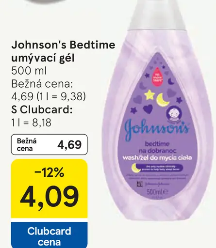 Johnson's Bedtime umývací gél