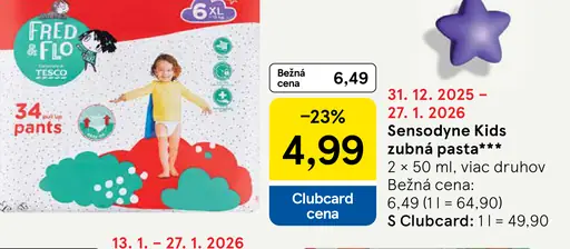 Sensodyne Kids zubná pasta