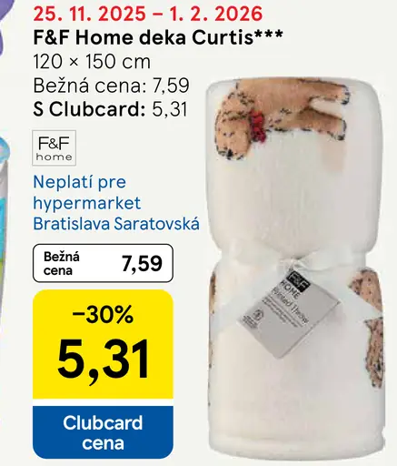 F&F Home deka Curtis