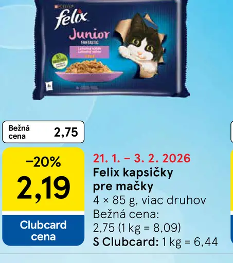 Felix kapsičky pre mačky