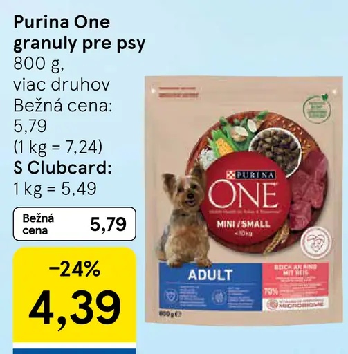 Purina One granuly pre psy
