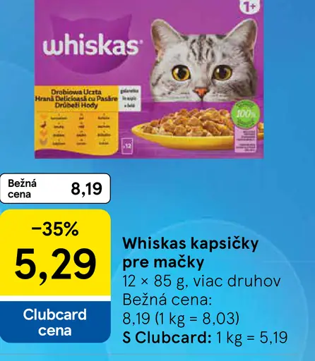 Whiskas Kapsičky pre mačky