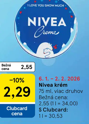 Nivea krém