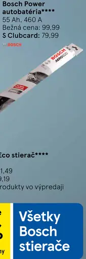 Bosch Power autobatéria 55 Ah 460 A