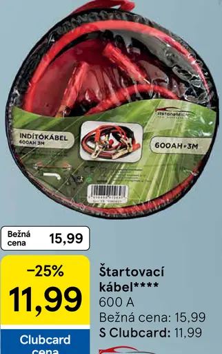 Štartovací kábel 600 A
