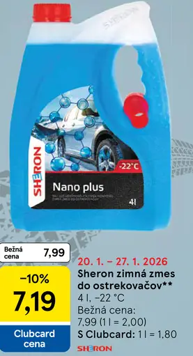 Sheron zimná zmes do ostrekovačov -20 °C