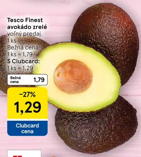 Tesco Finest avokádo zrelé voľný predaj