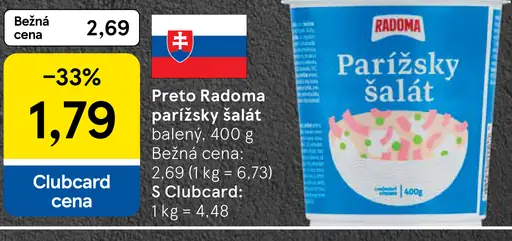 Preto Radoma parížsky šalát balený