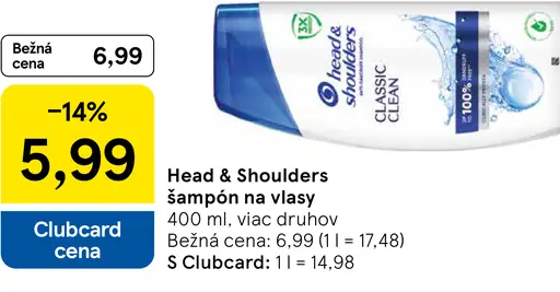 Head & Shoulders šampón na vlasy