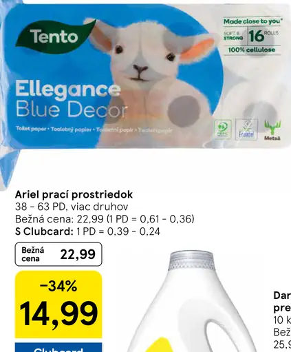 Ariel prací prostriedok tekutý