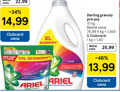 Ariel pracia kapsula Allin1 Pods