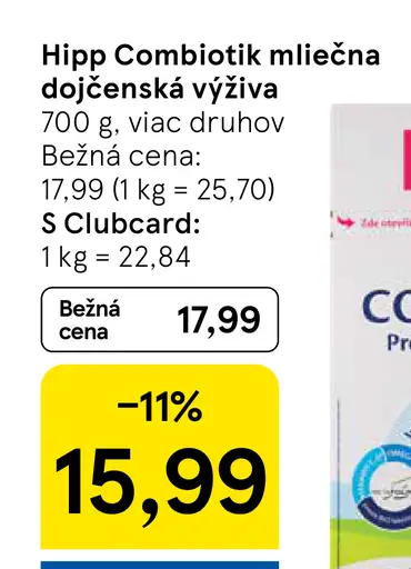 Hipp Combiotik mliečna dojčenská výživa
