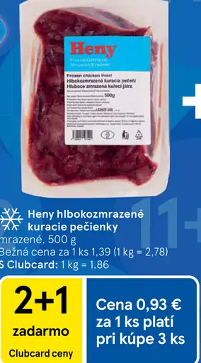 Heny hlbokozmrazené kuracie pečienky