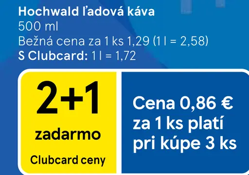 Hochwald ľadová káva