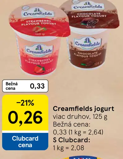 Creamfields jogurt